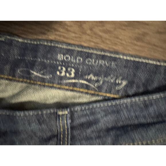 Levi's Bold Curve Straight Leg Dark Wash Jeans Size 33 x 32 NWT - Picture 5 of 8